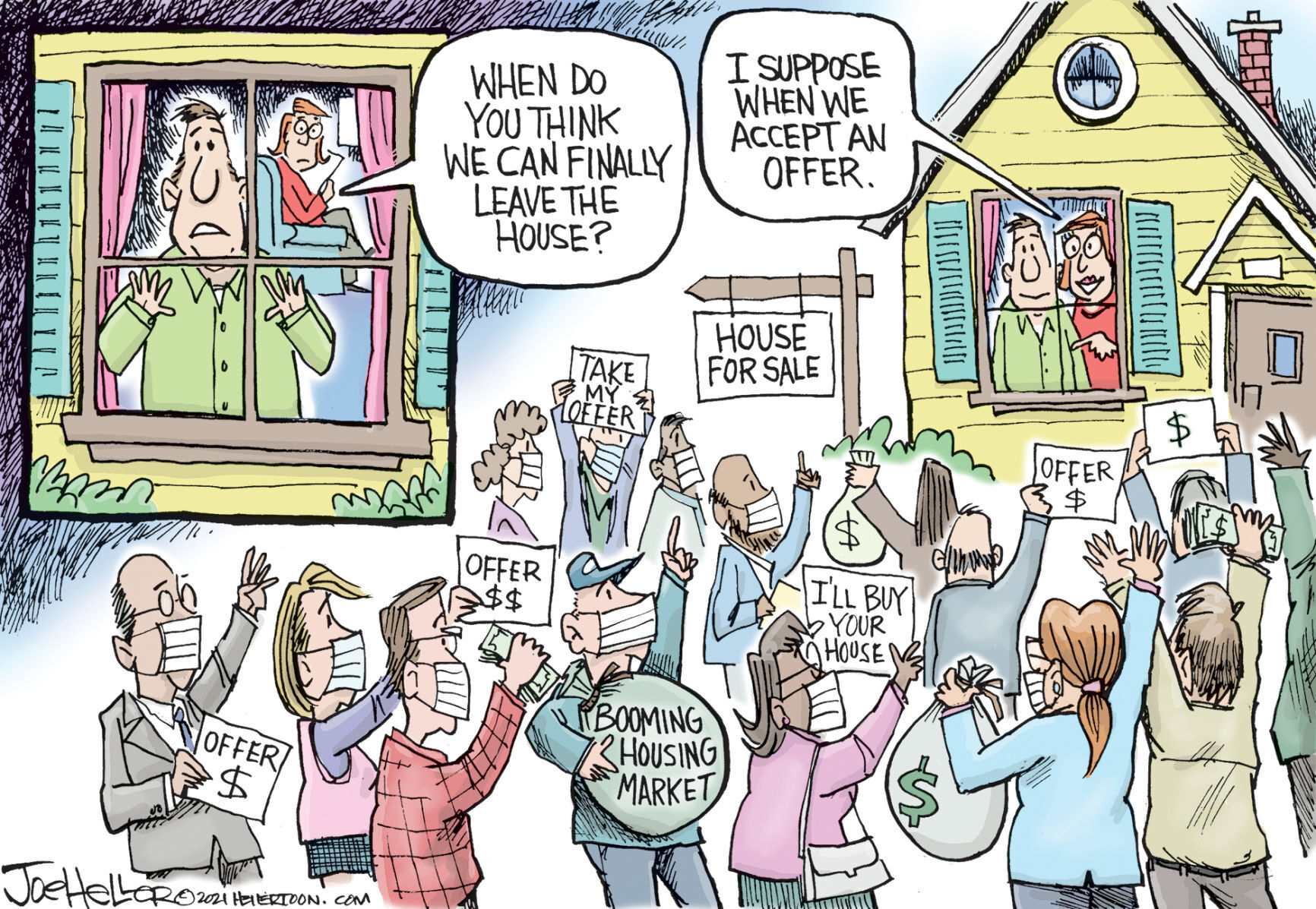 Hot housing market